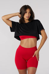 W453 Hourglass Crop tee
