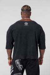 5021 - Golds Gym Wide Neck Terry Tee