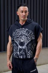 5045 - Angel Cut-Off Hoodies