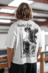 4186 - AOT©  x YLA Cropped Tees