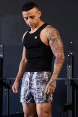 1128 - Animal Mesh Reversible Shorts